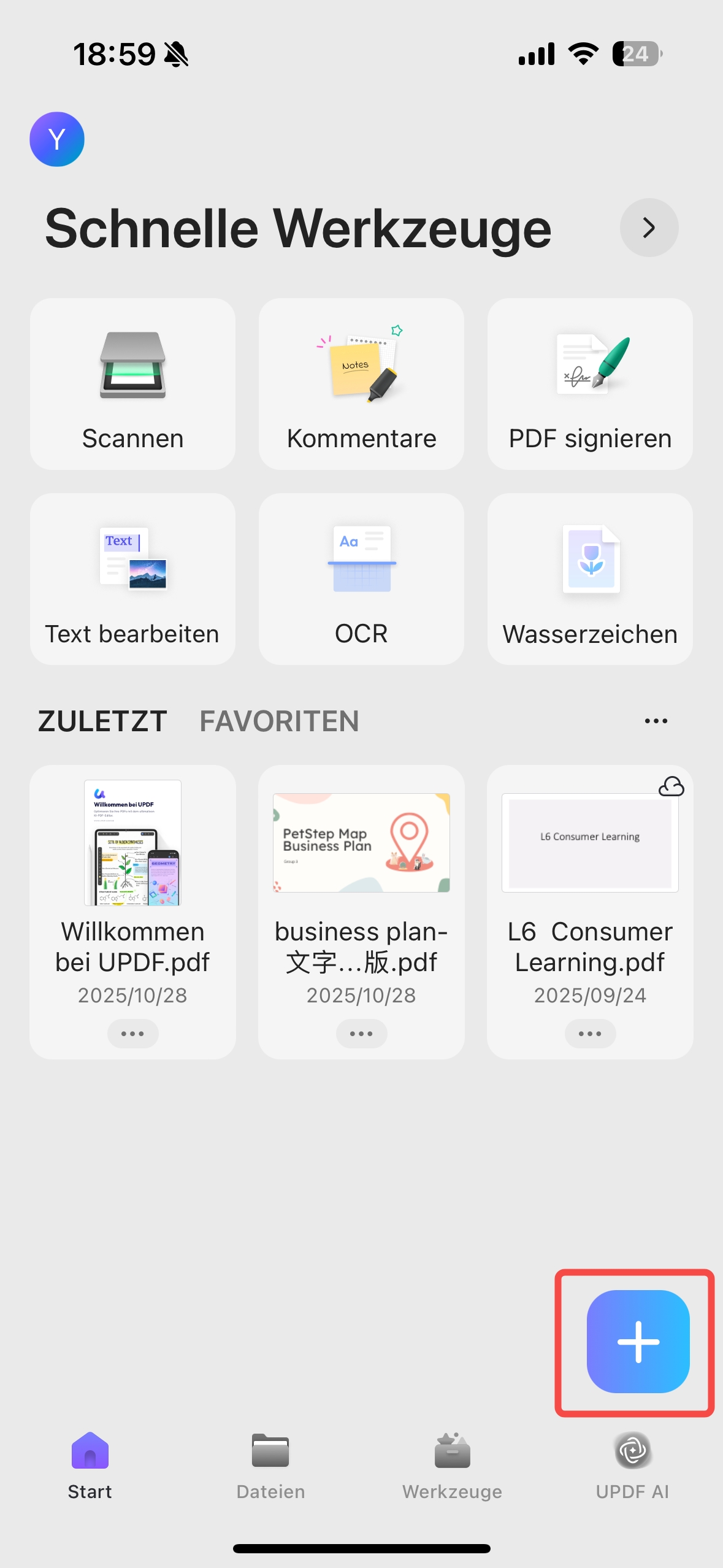 PDF in Bild umwandeln auf dem Handy