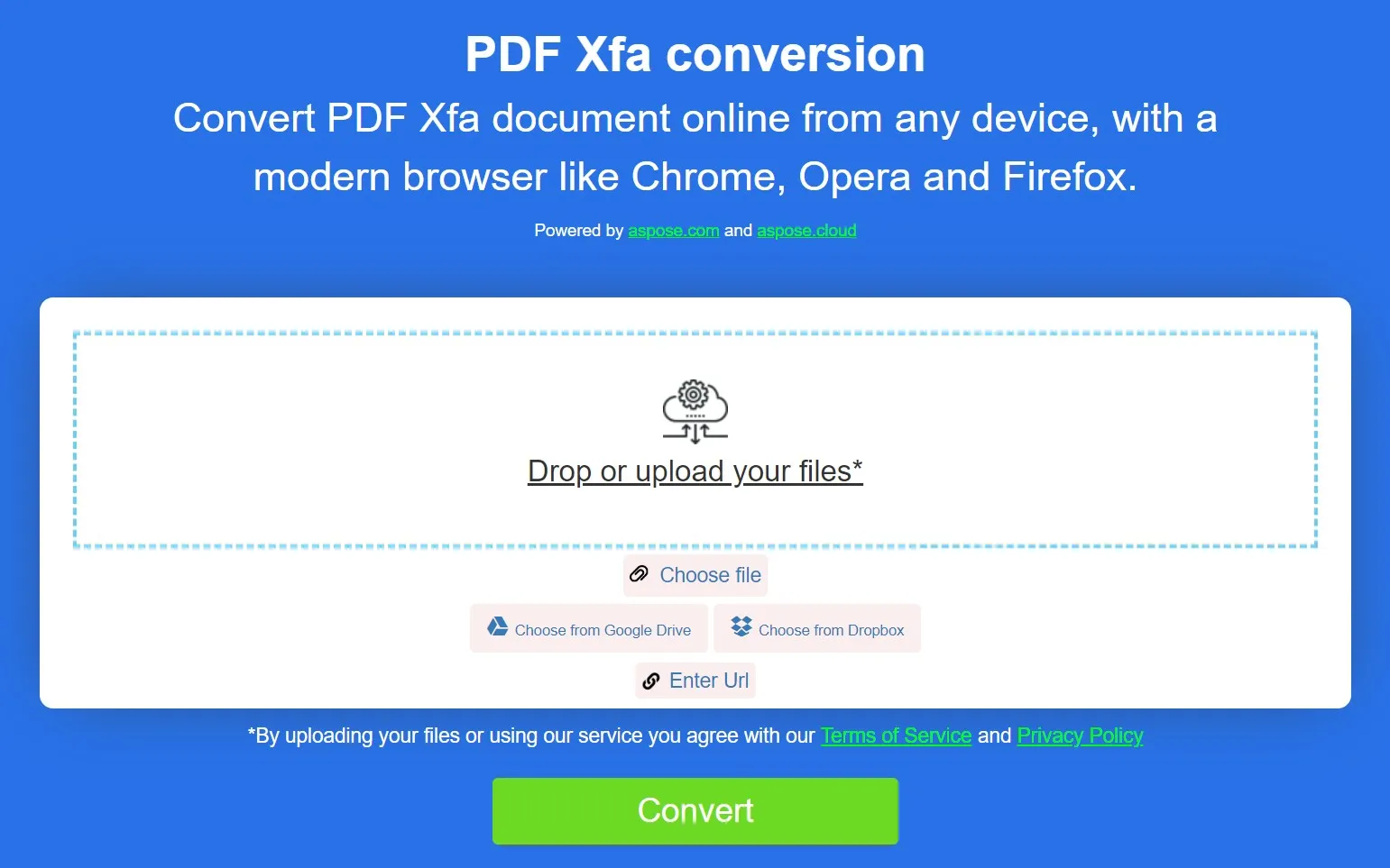 xfa to pdf converter online