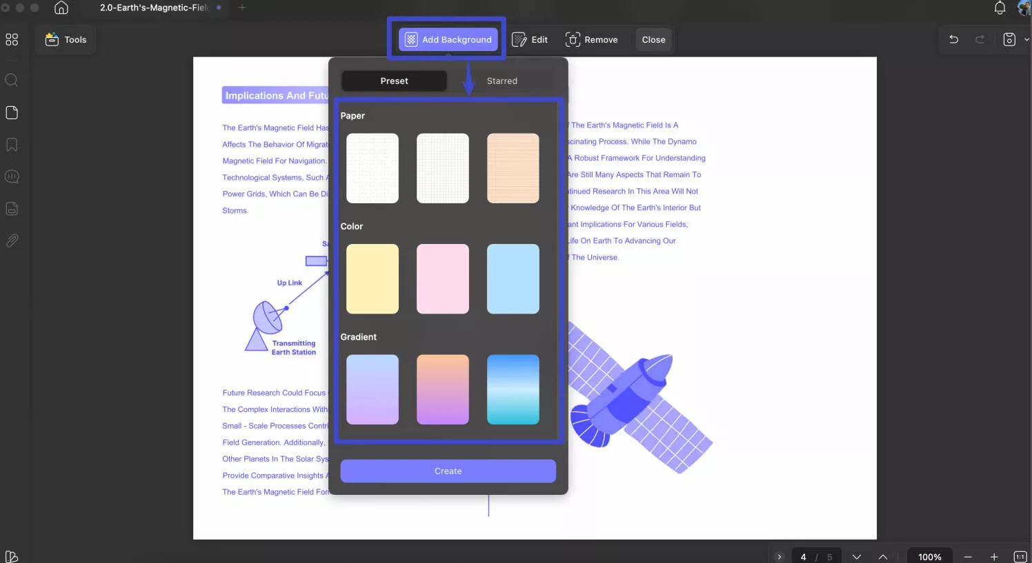 pdf reader dark mode updf
