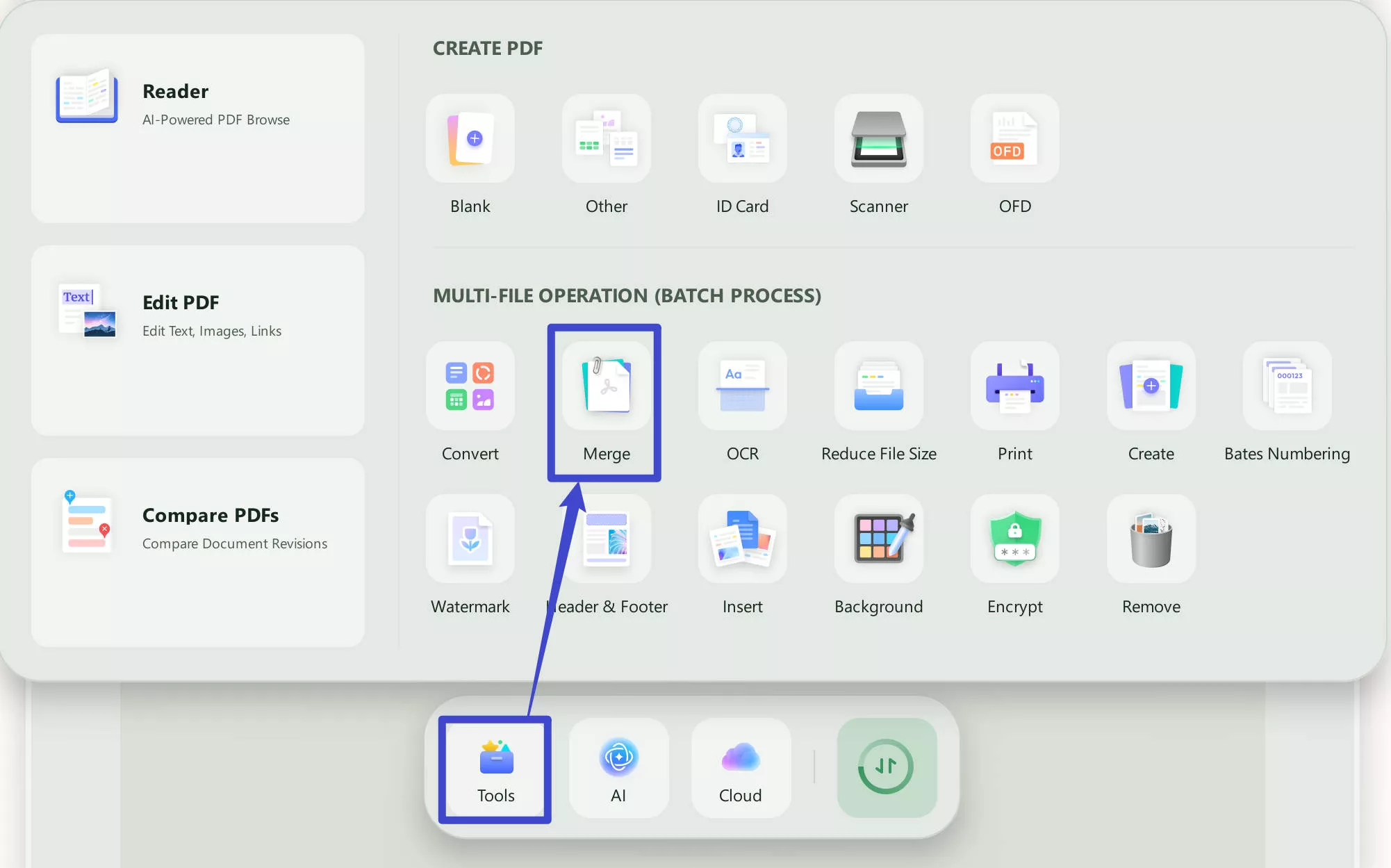 batch merge process