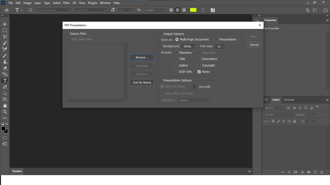 Choose the JPG Files: Click on the "Browse" button within the PDF Presentation dialog box