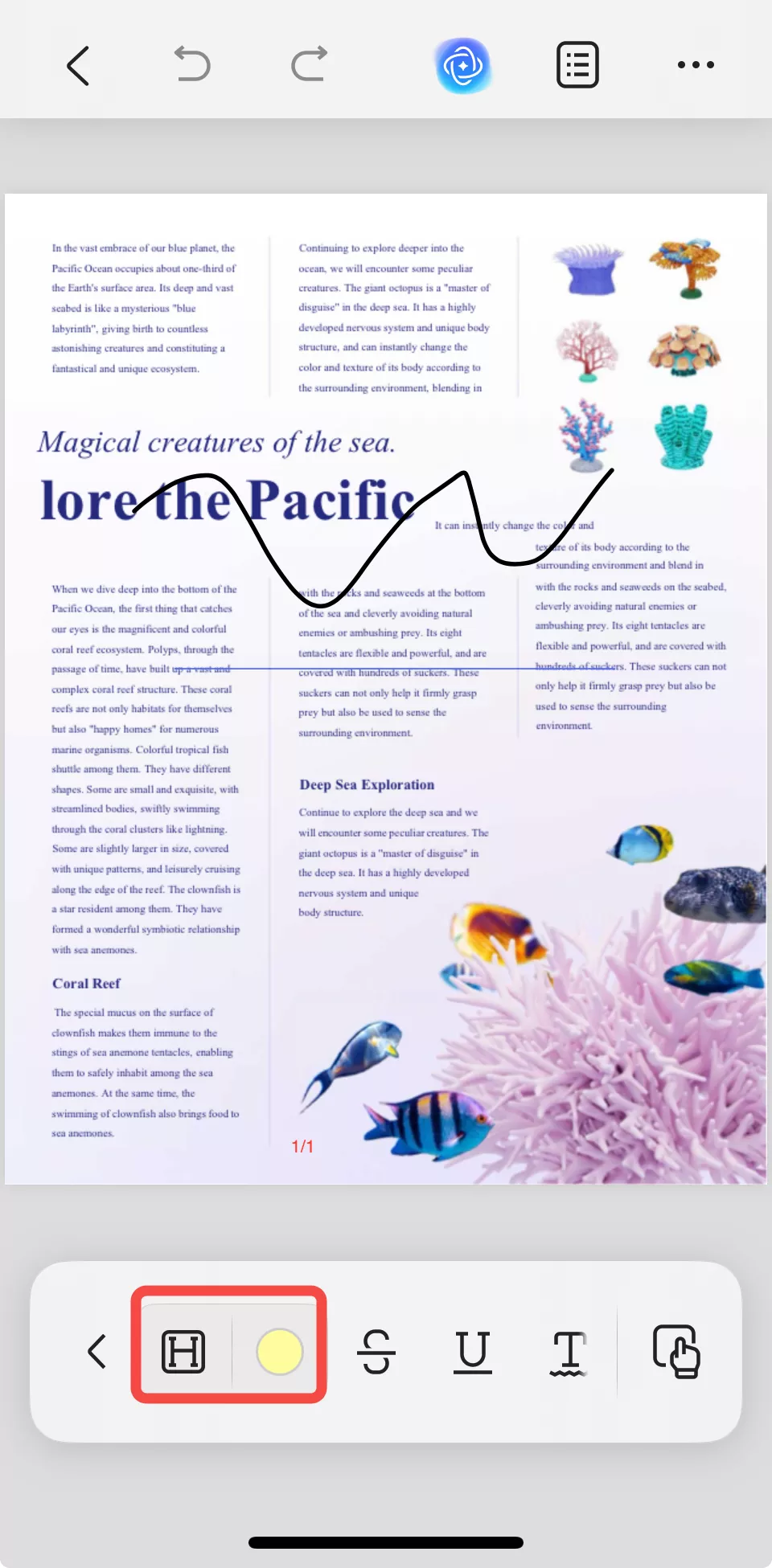 mudar a cor padrão da marcação