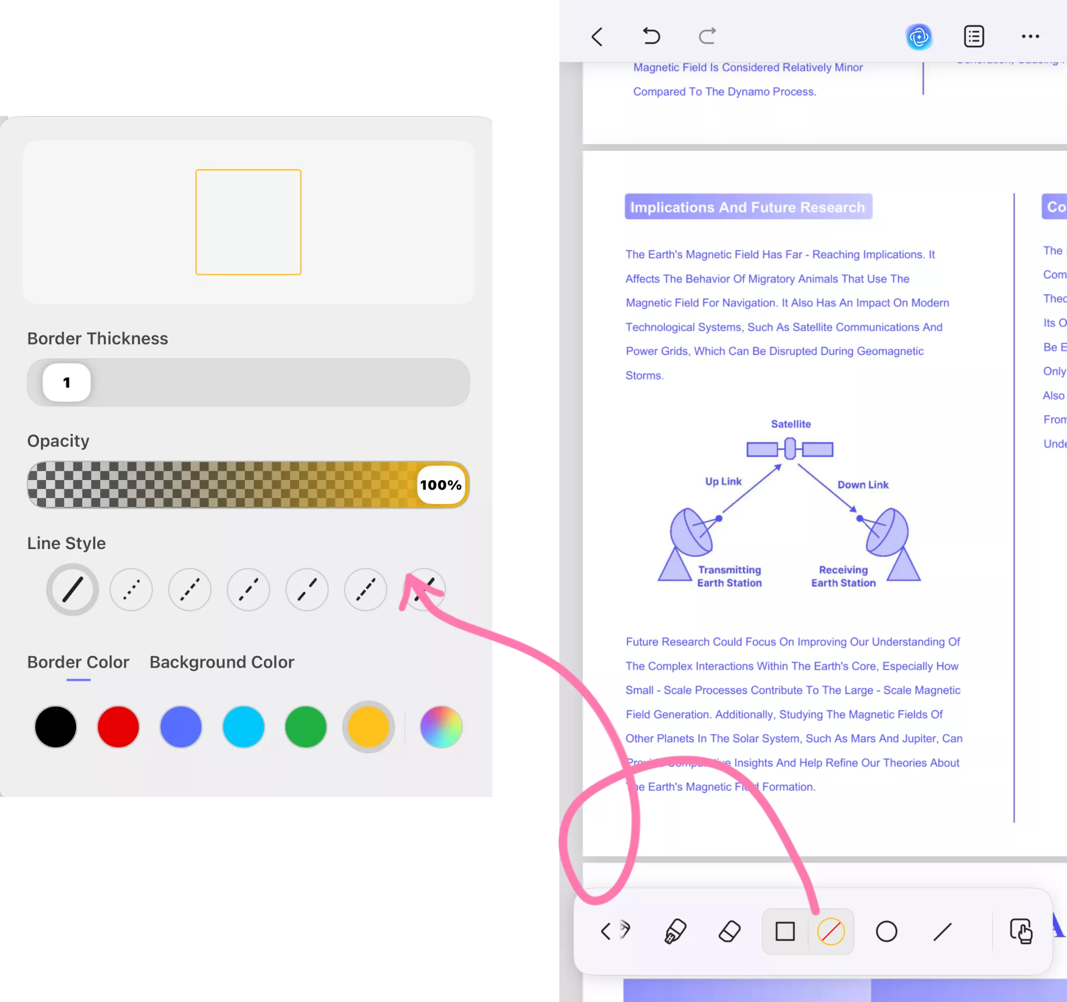 change the shape color ios