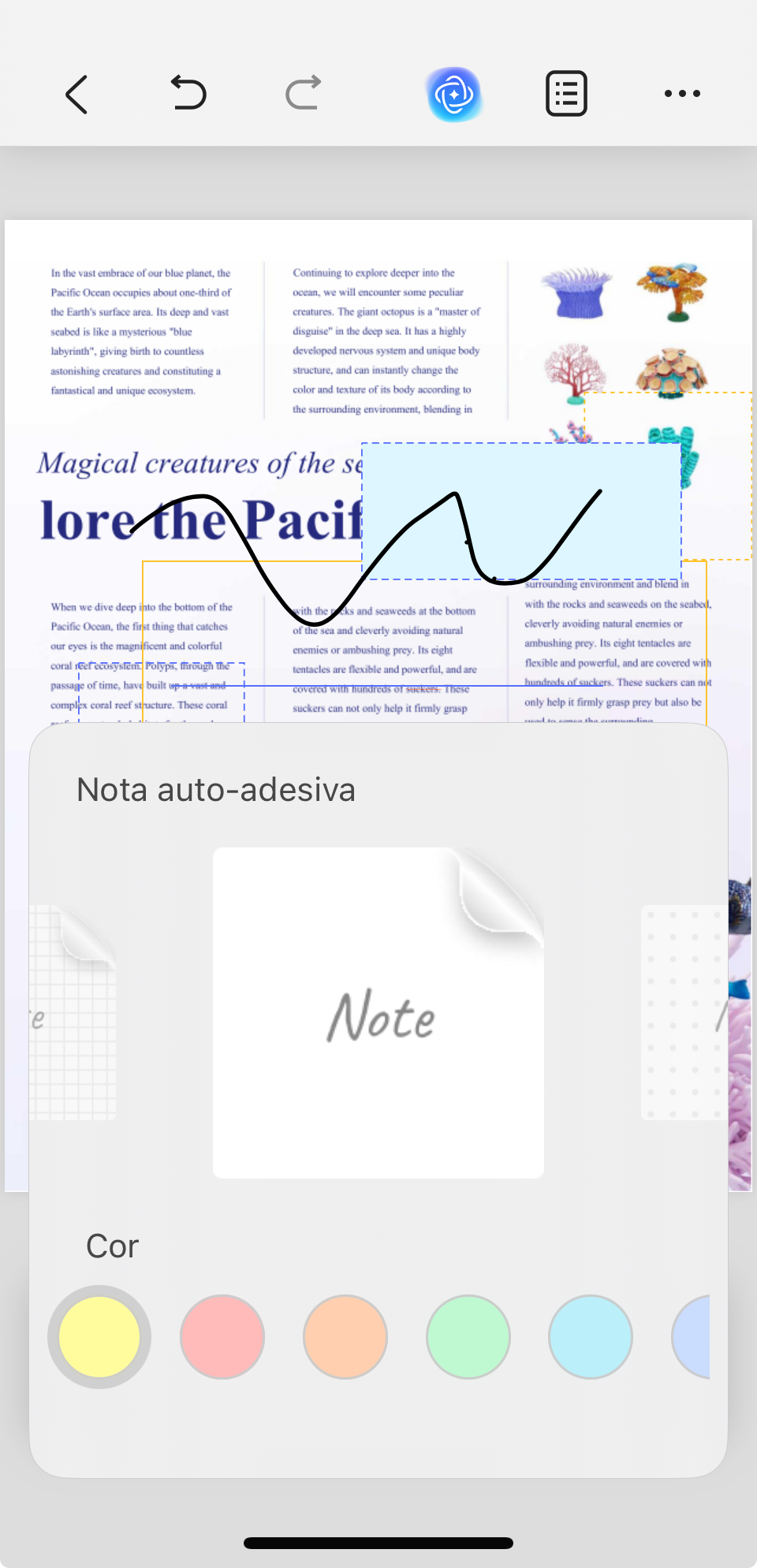nota adesiva