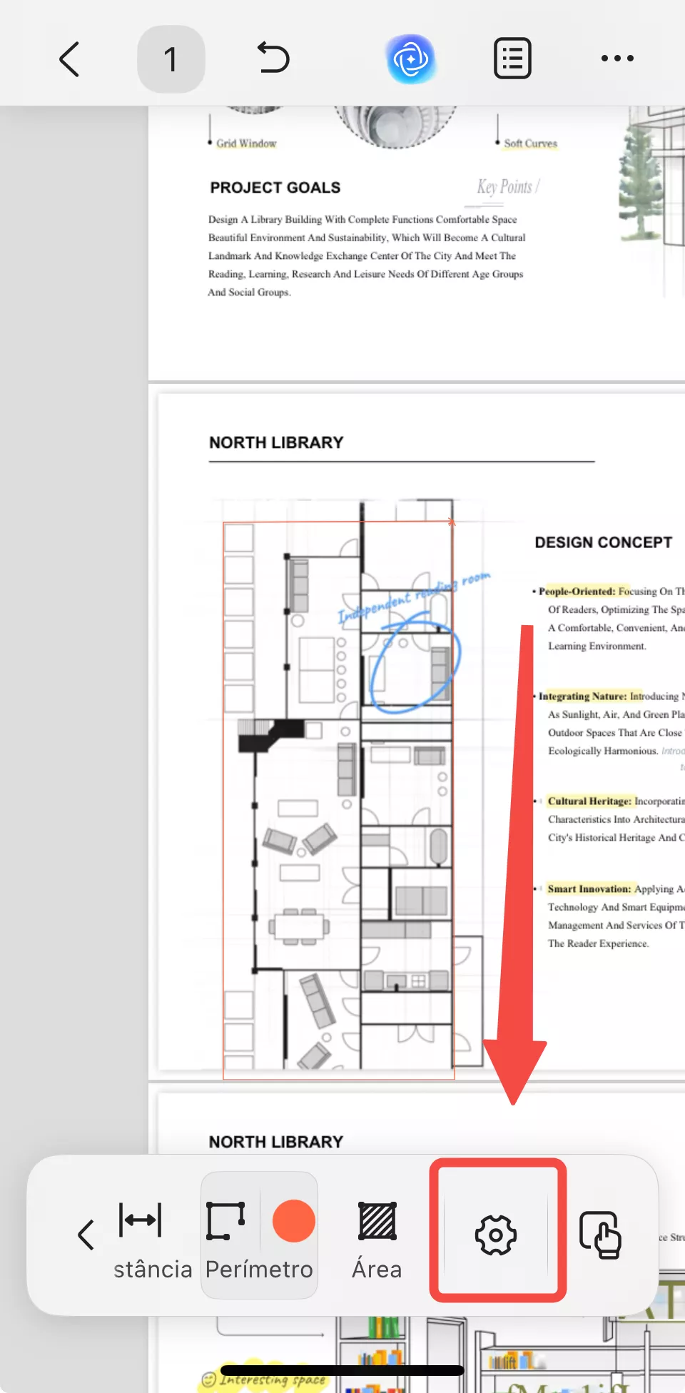acessar mais configurações