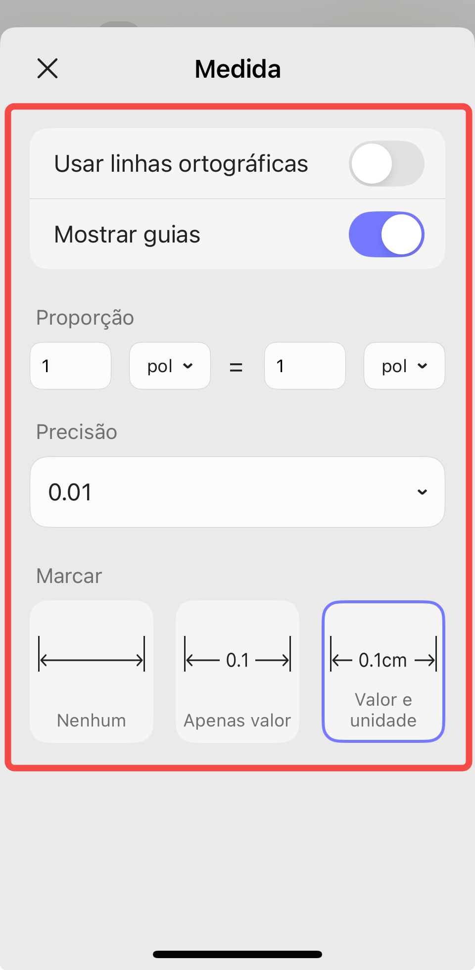 acessar mais configurações