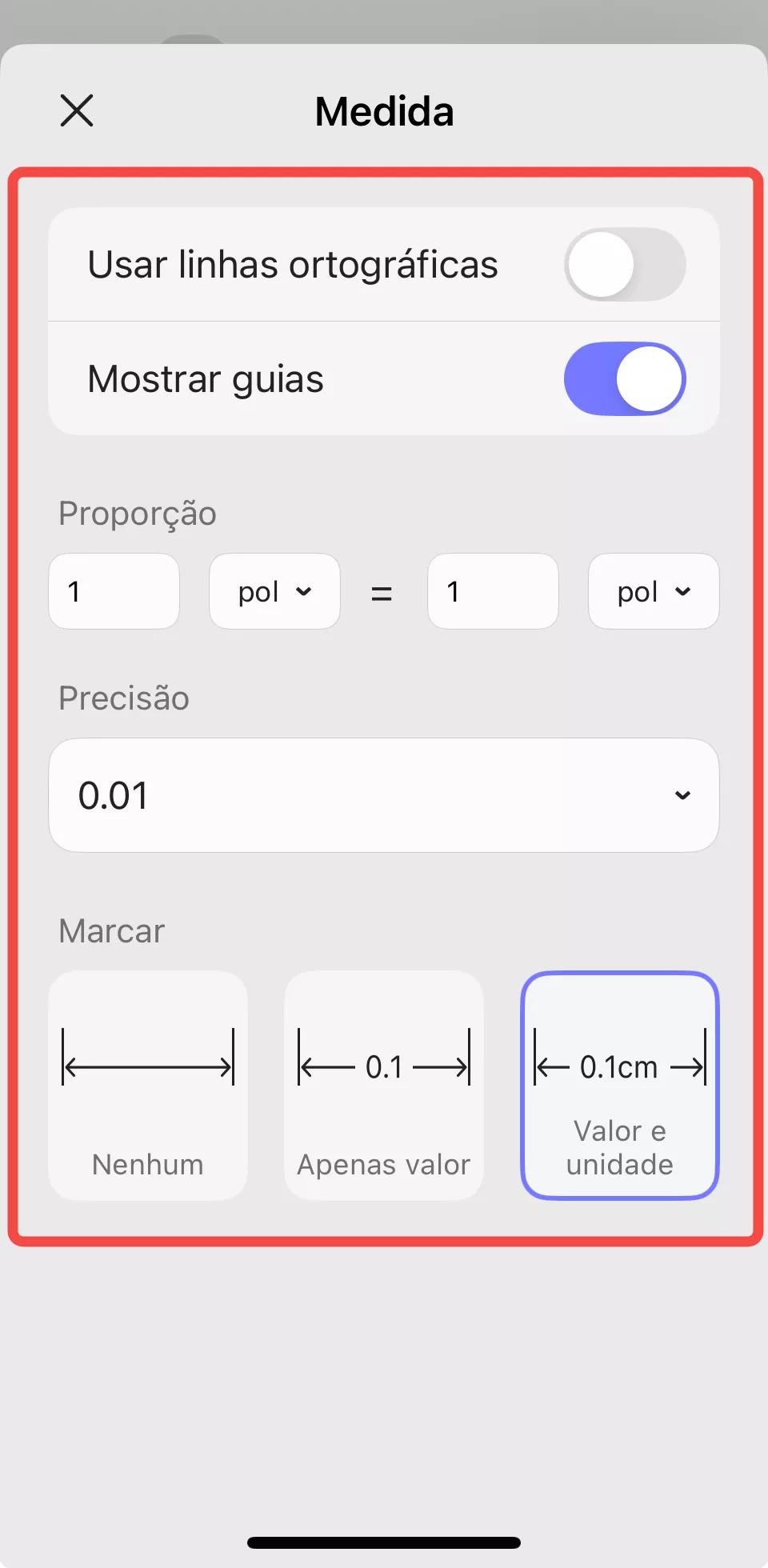 acessar mais configurações