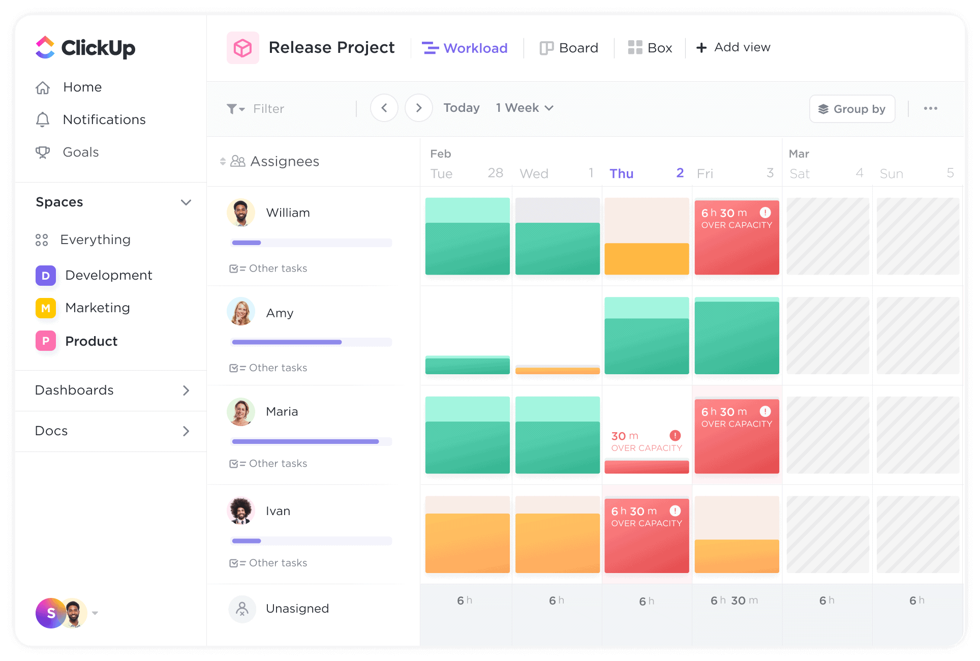 ClickUp planner app