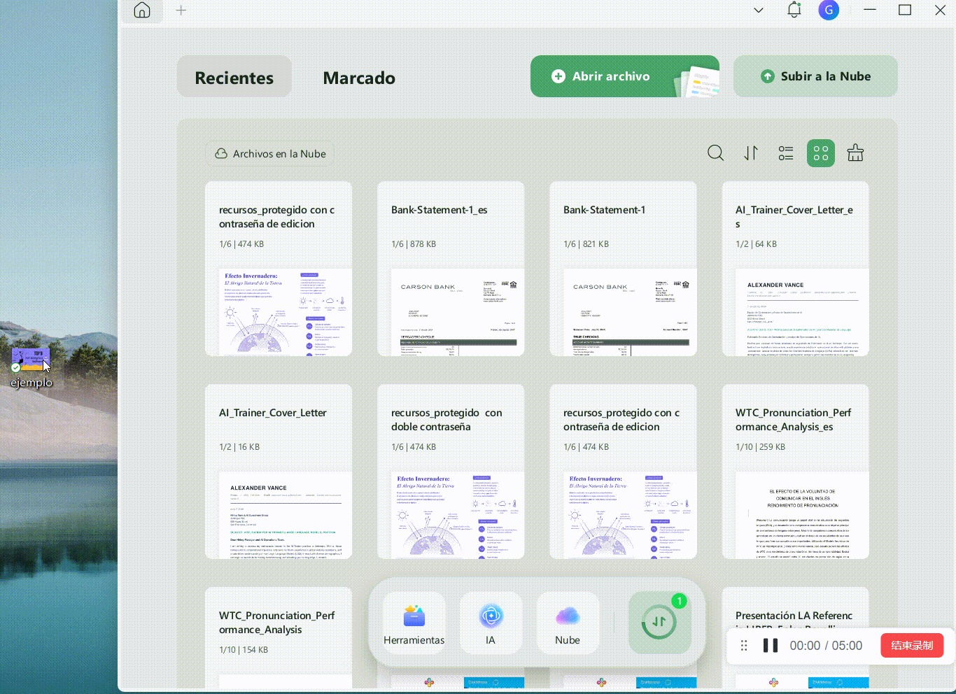 Convertir una sola imagen a PDF En el ordenador arrastrar