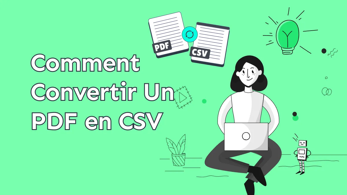 3 méthodes rapides pour convertir un PDF en CSV