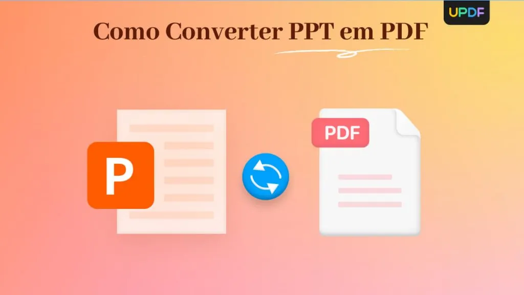 Converter Excel em PDF Métodos Online e Offline UPDF