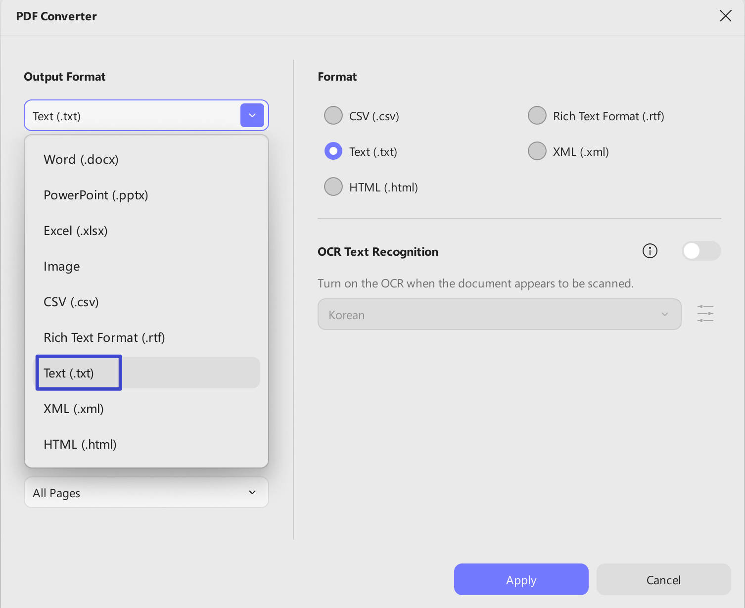 pdf to txt with updf