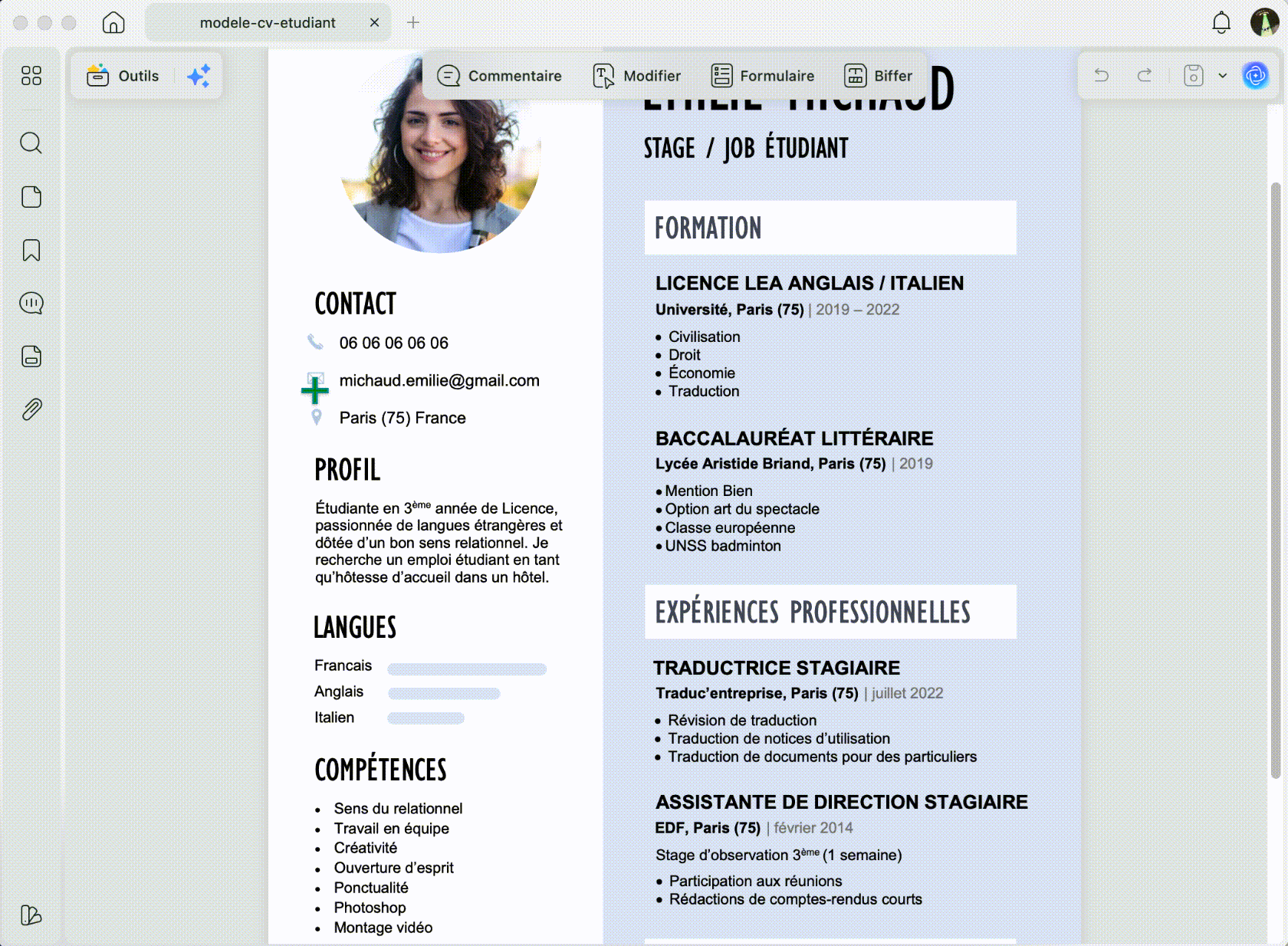 choisir le format image pour convertir un PDF en JPG avec UPDF