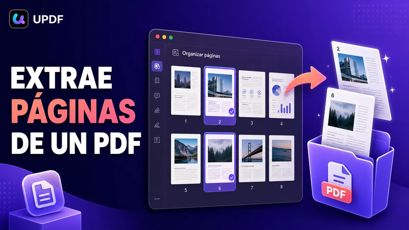 Cómo extraer una o varias páginas de un PDF