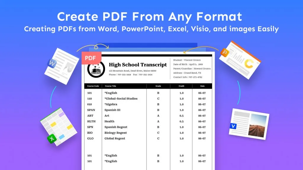 convert screenshot to pdf