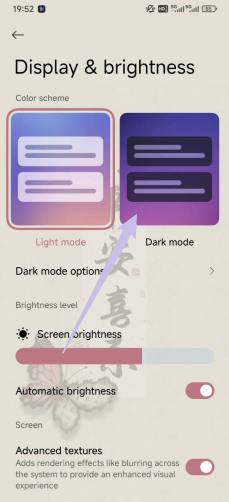 dark mode for updf on android