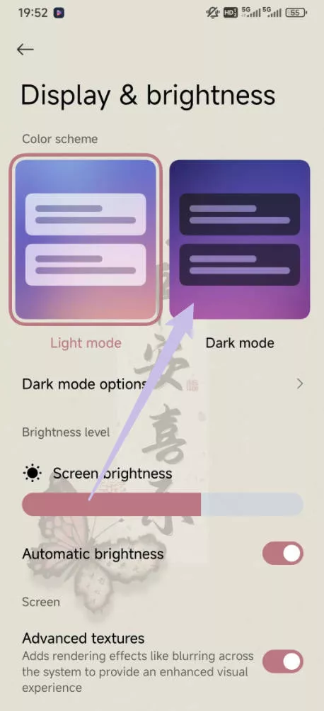 dark mode for updf on android