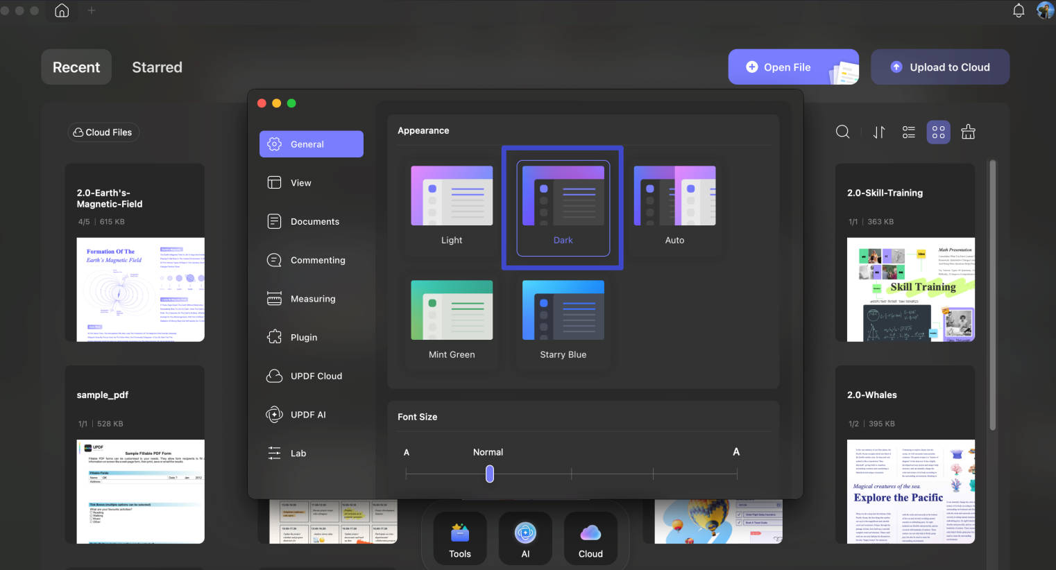 dark mode