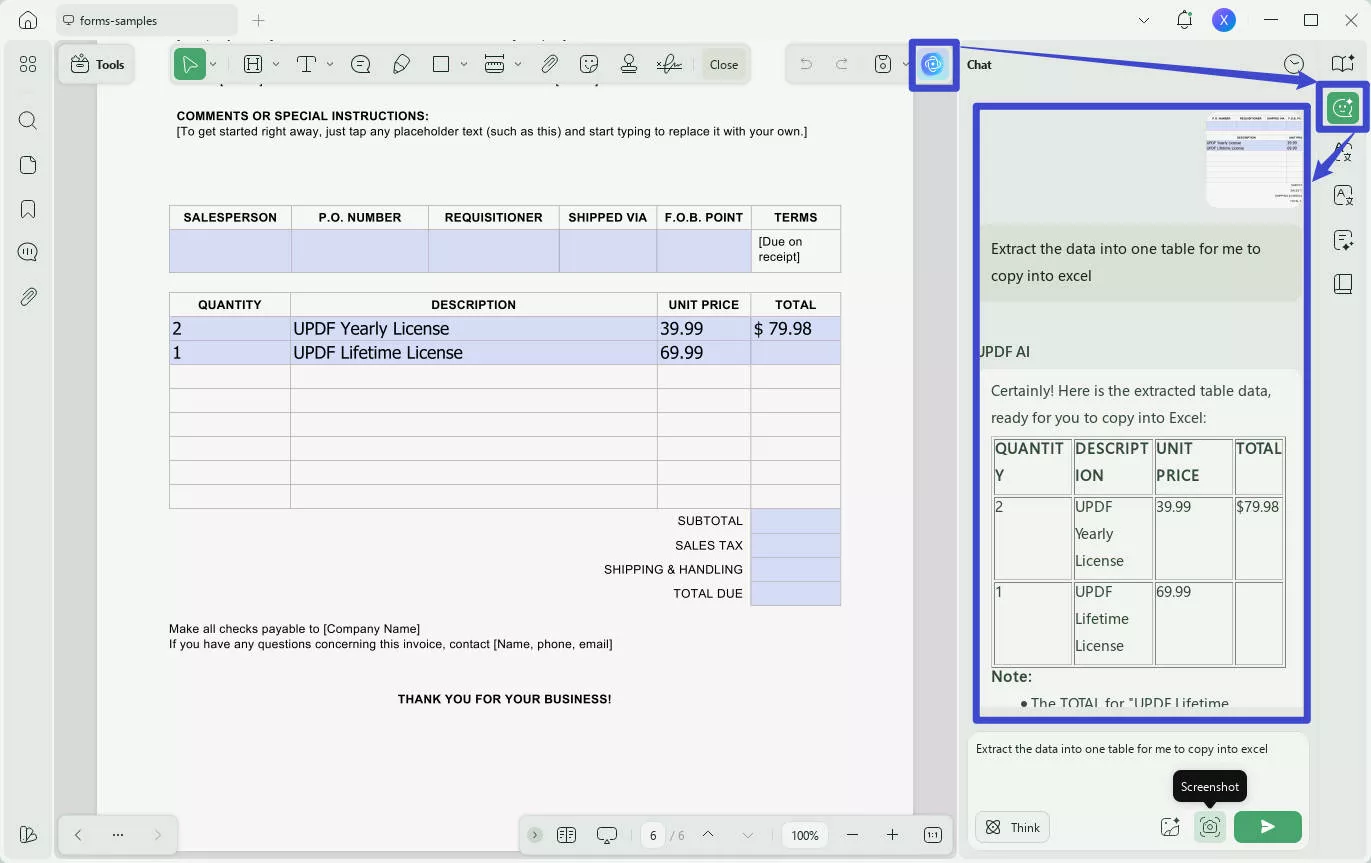 data extract