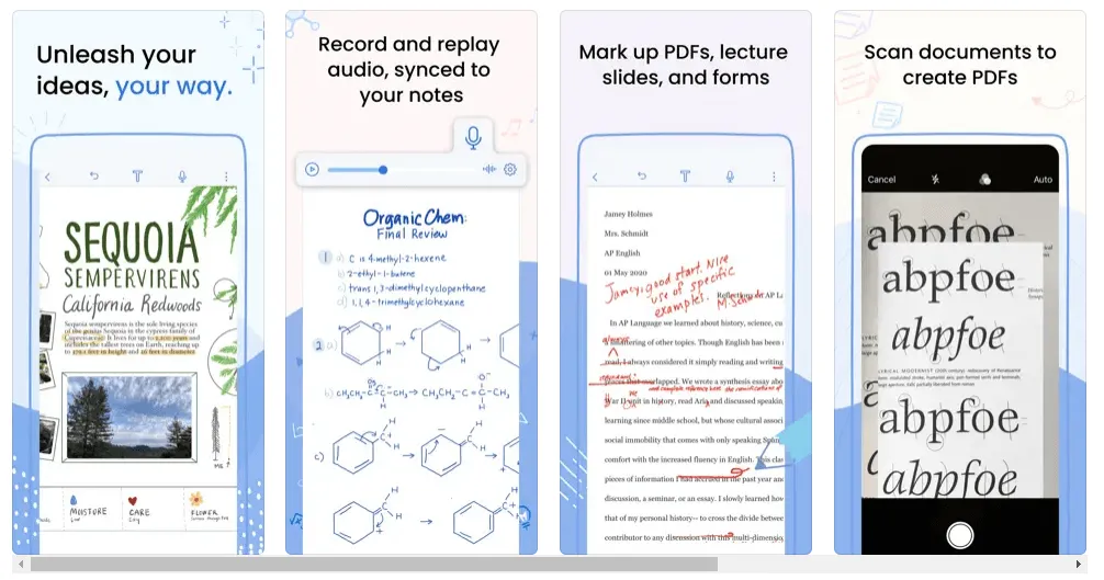 pianificatori per iPad: Notability