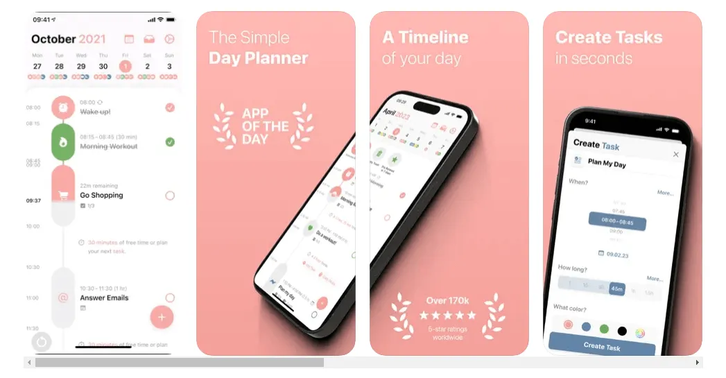 Planner-Apps für iPhone strukturiert
