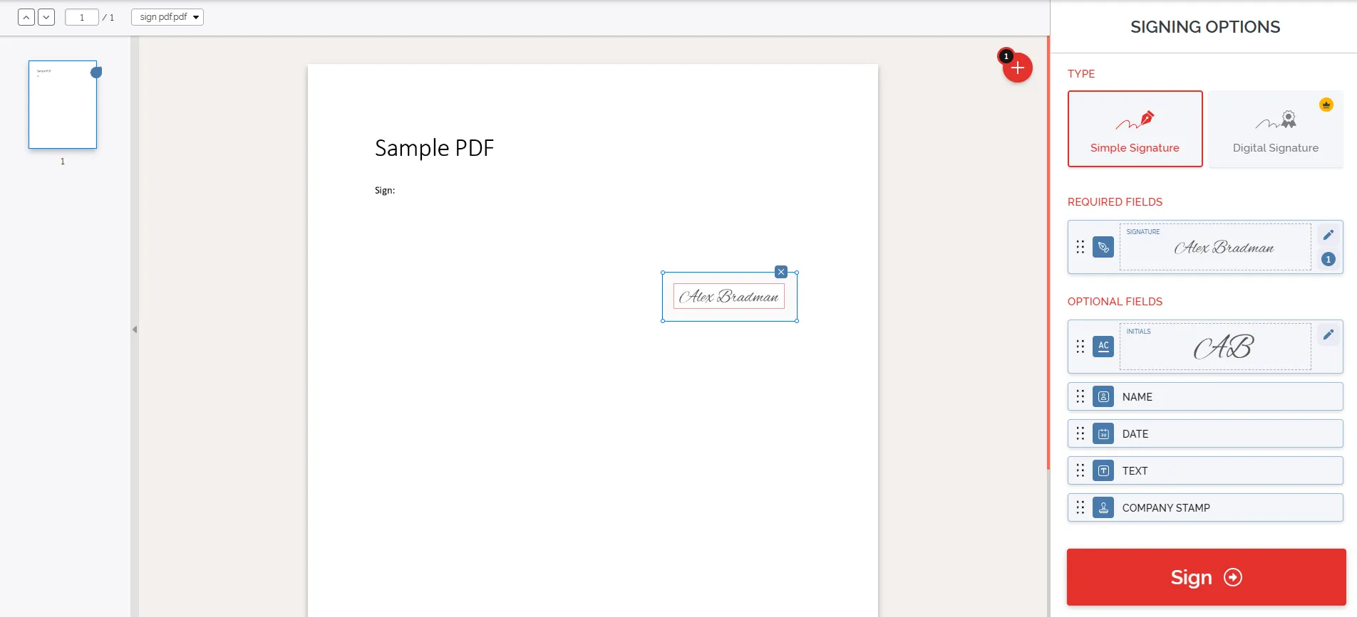 iLovePDF firma pdf