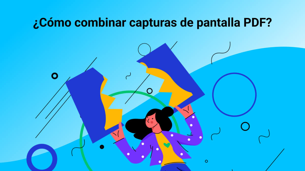 combinar capturas de pantalla PDF