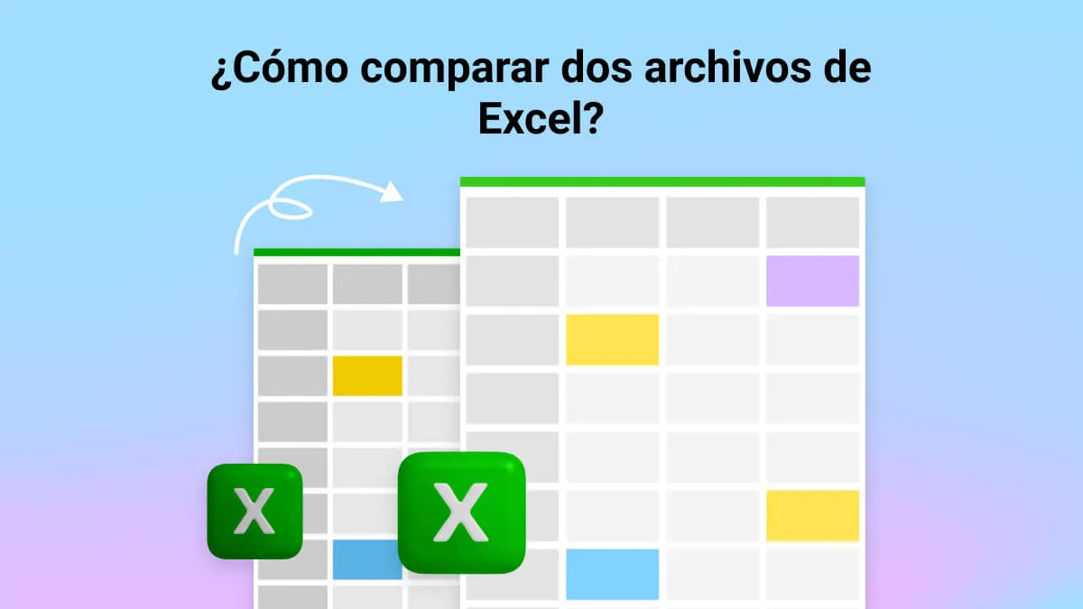 ¿Cómo comparar dos archivos de Excel?