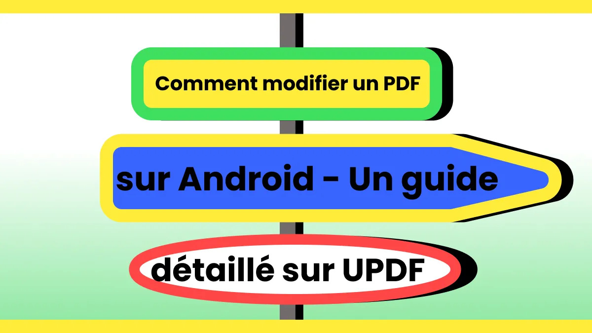 Comment modifier un PDF sur Android (Guide) ?