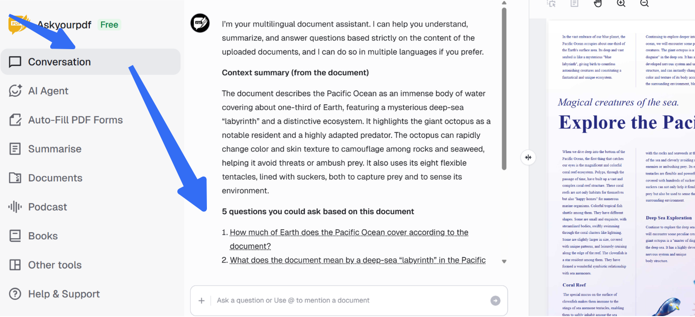 askyoupdf ai pdf reader