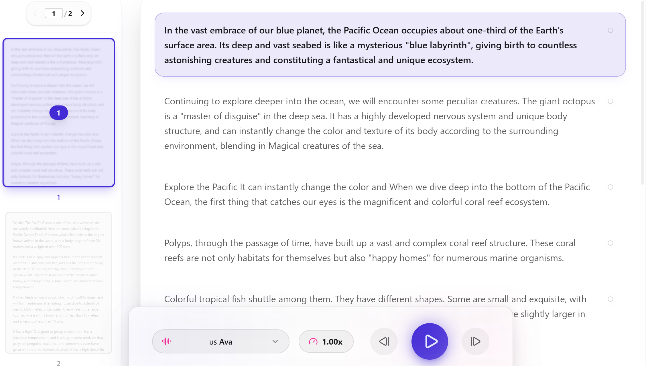 ai pdf reader readloudy