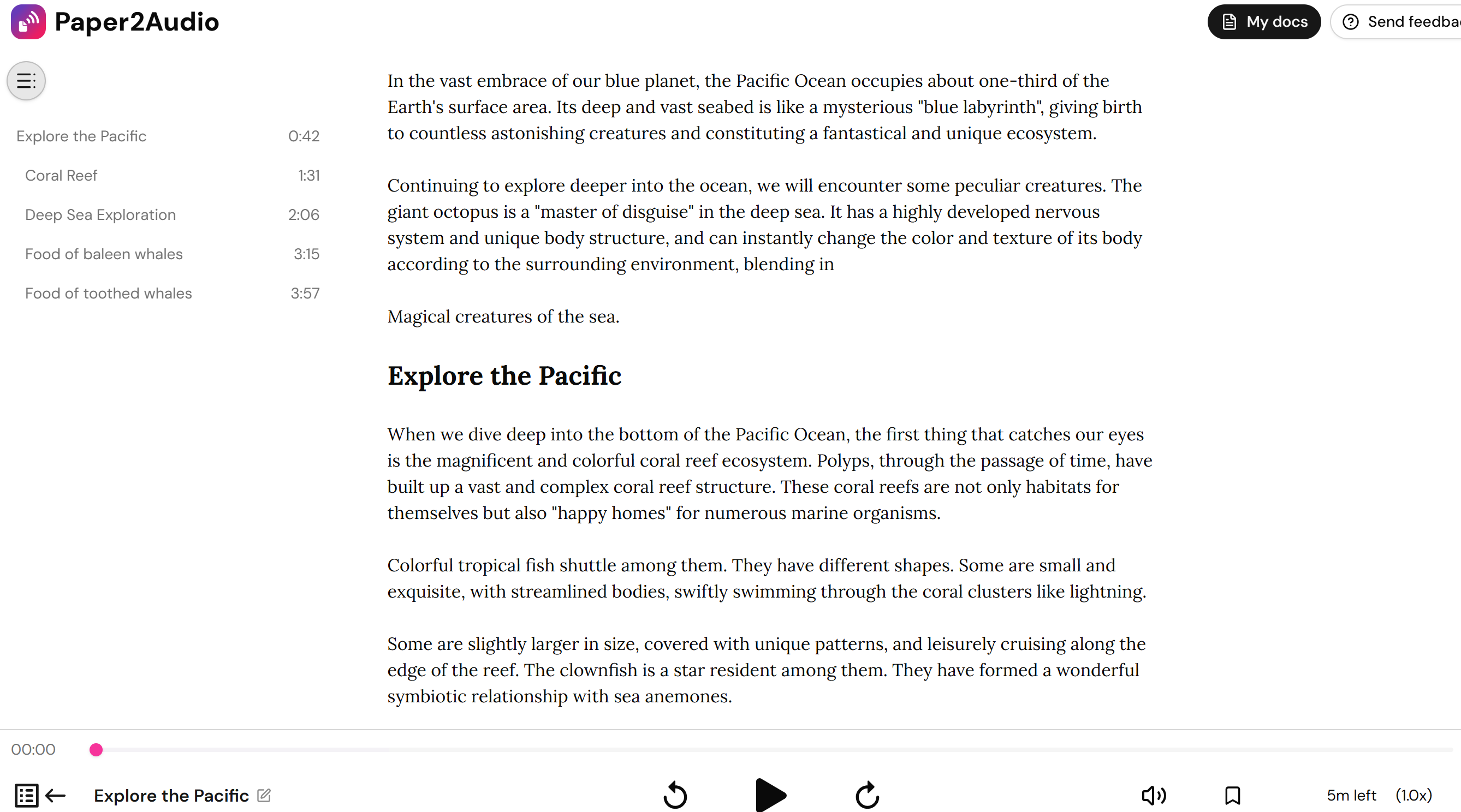 paper to audio ai pdf reader