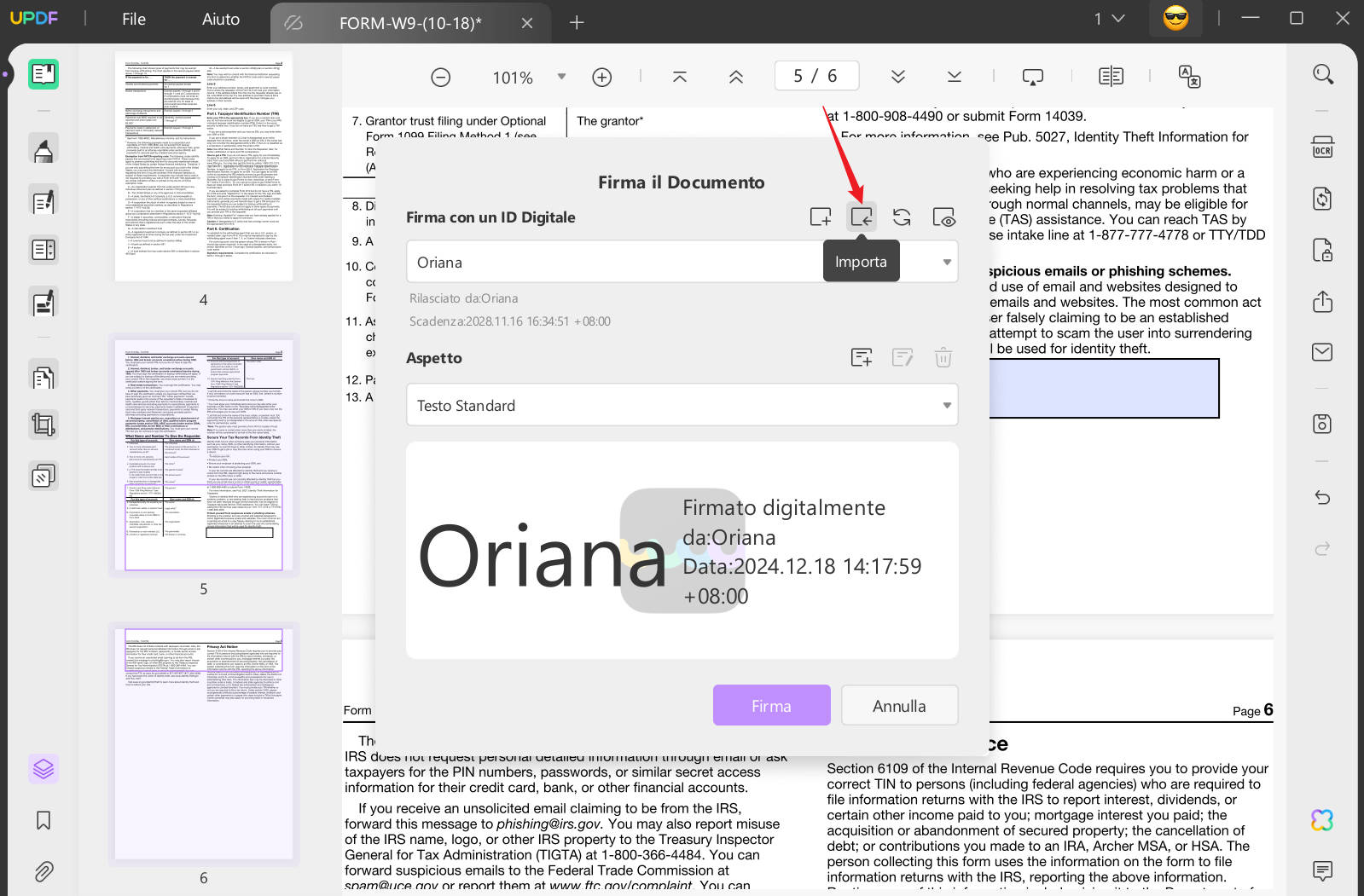 firmare digitalmente un PDF