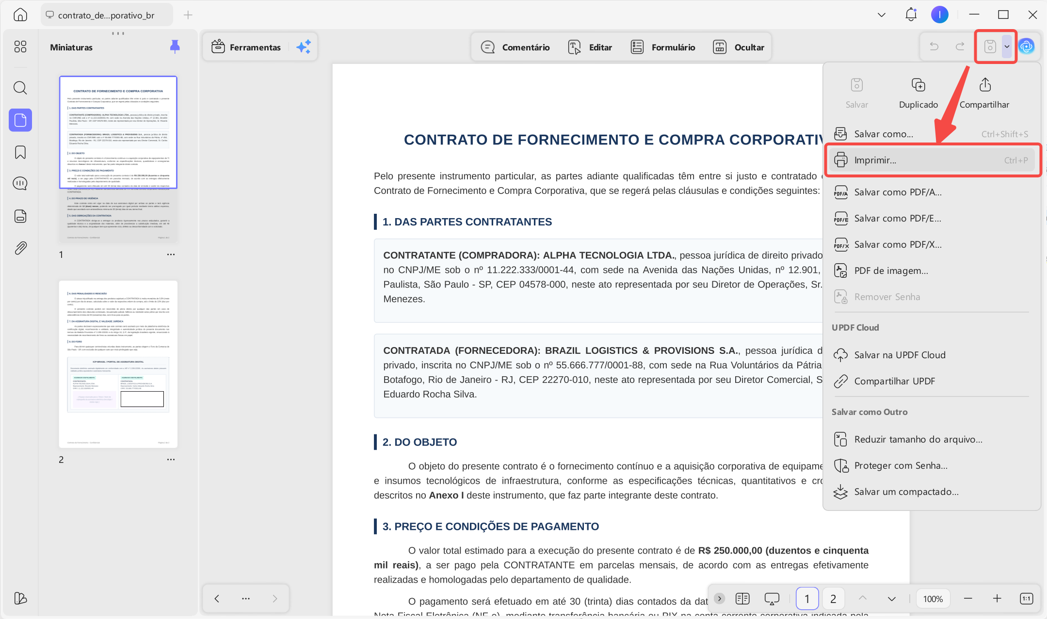 imprimir pdf