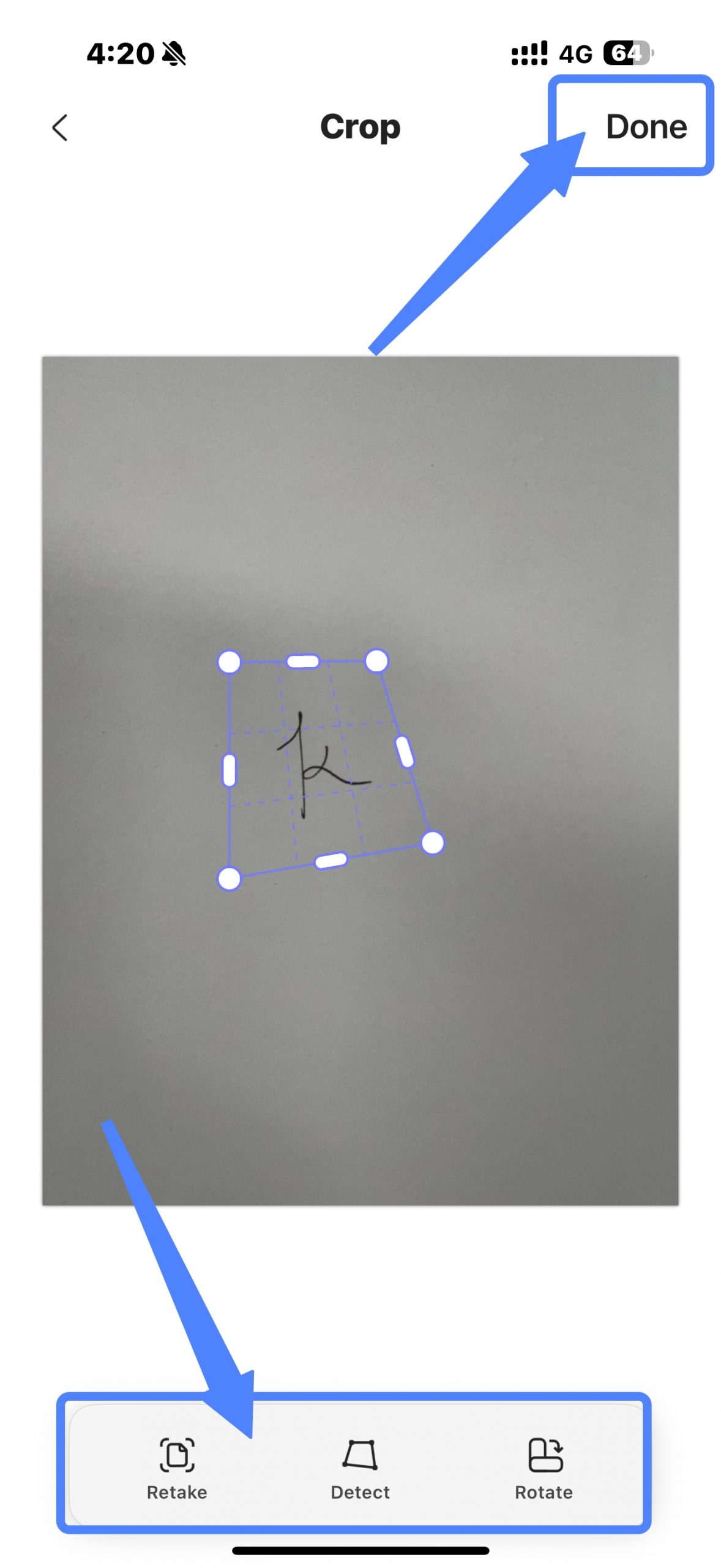manually adjust the signature image