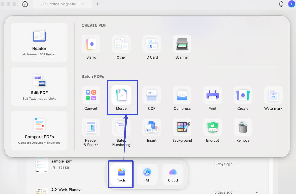 Batch combine on Mac