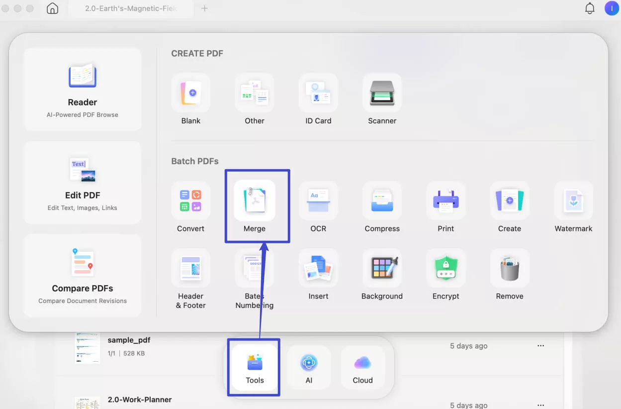 Batch combine on Mac