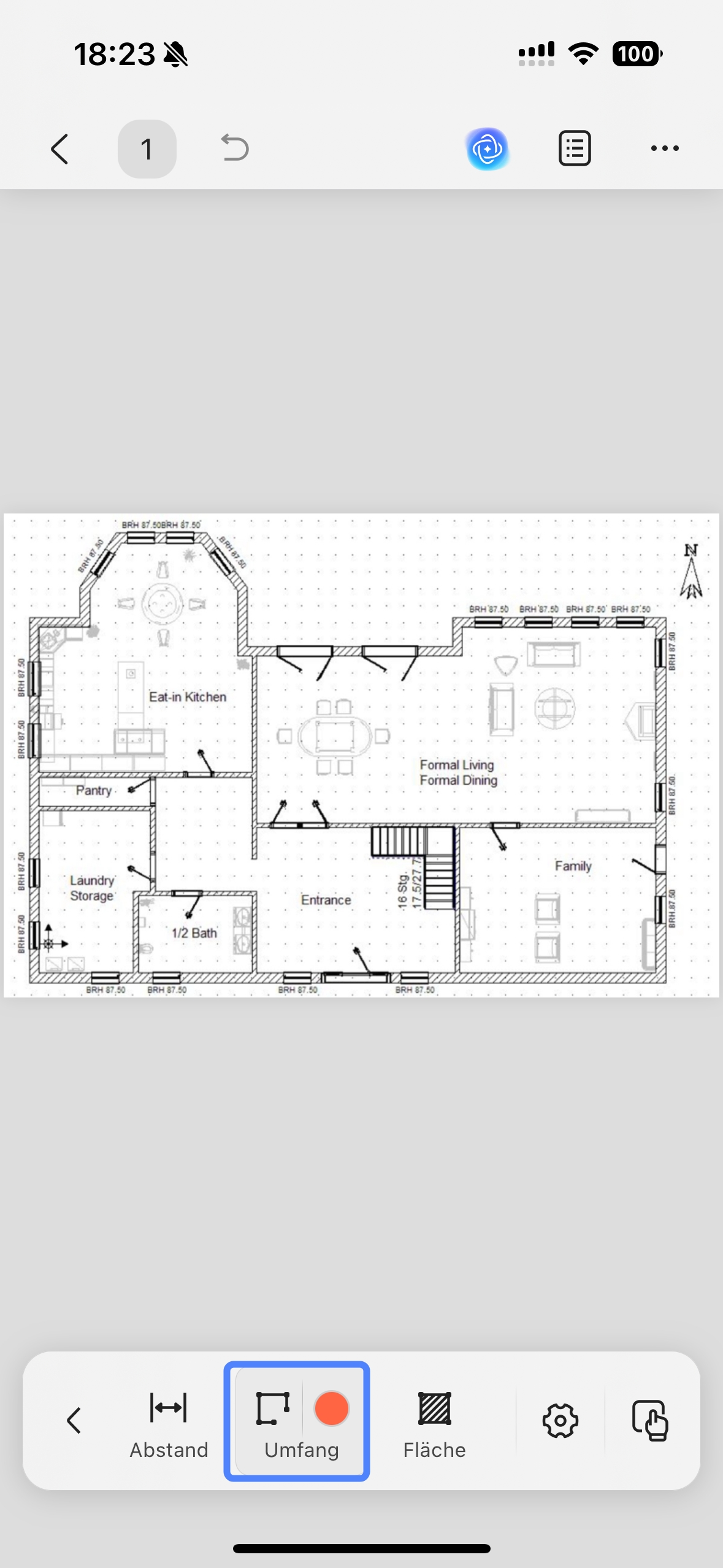 Perimeter-Tool anpassen (updf ios)