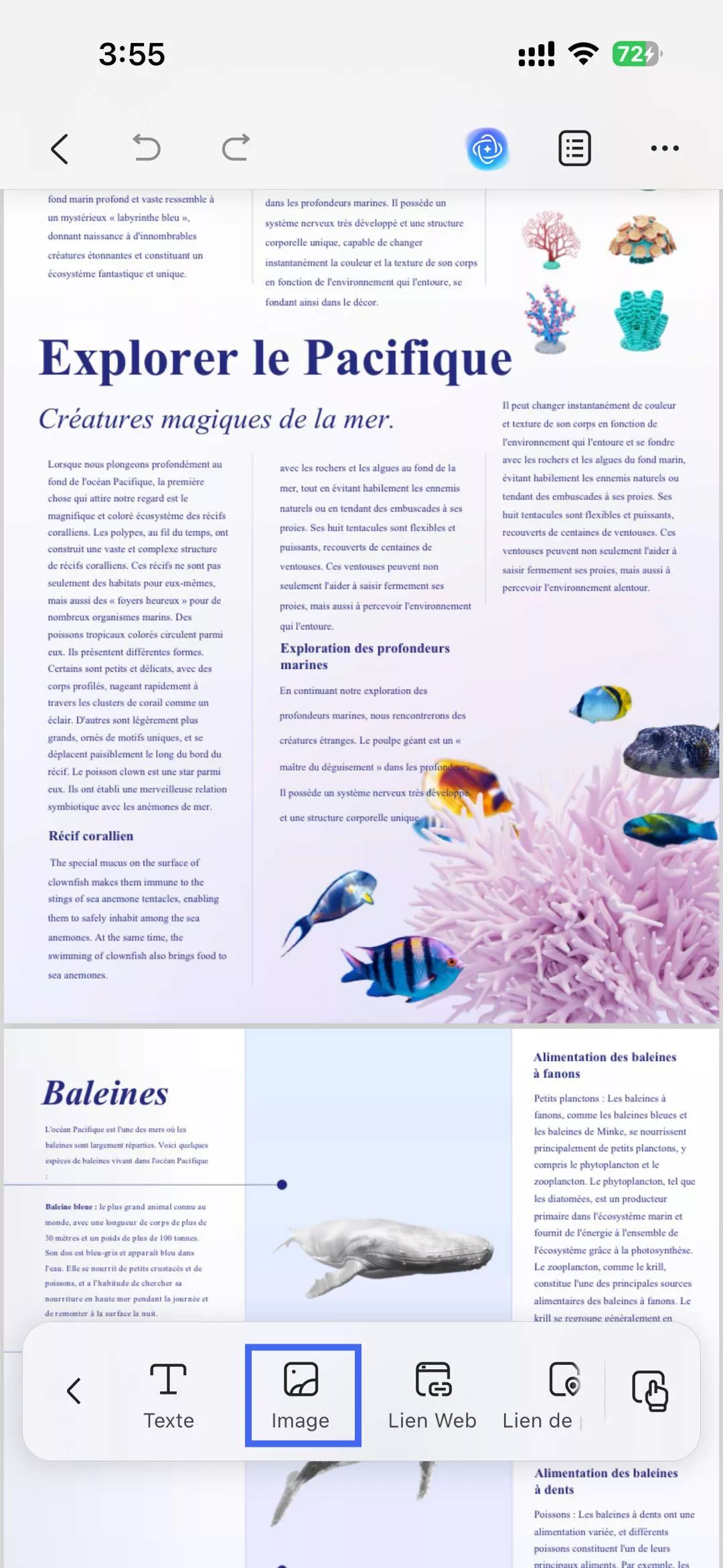 Ajouter une image à un PDF sur iOS