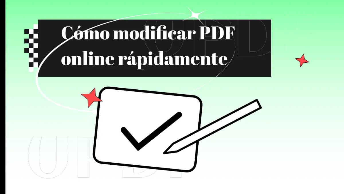 Cómo modificar PDF online rápidamente