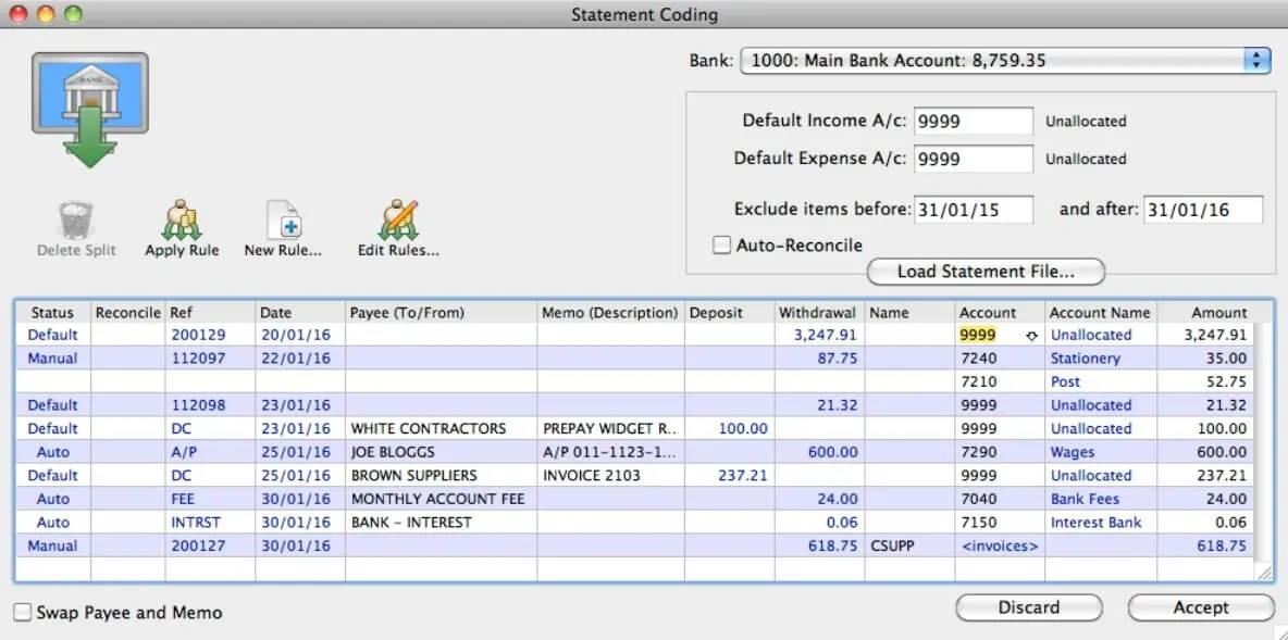 MoneyWorks - accounting software for mac