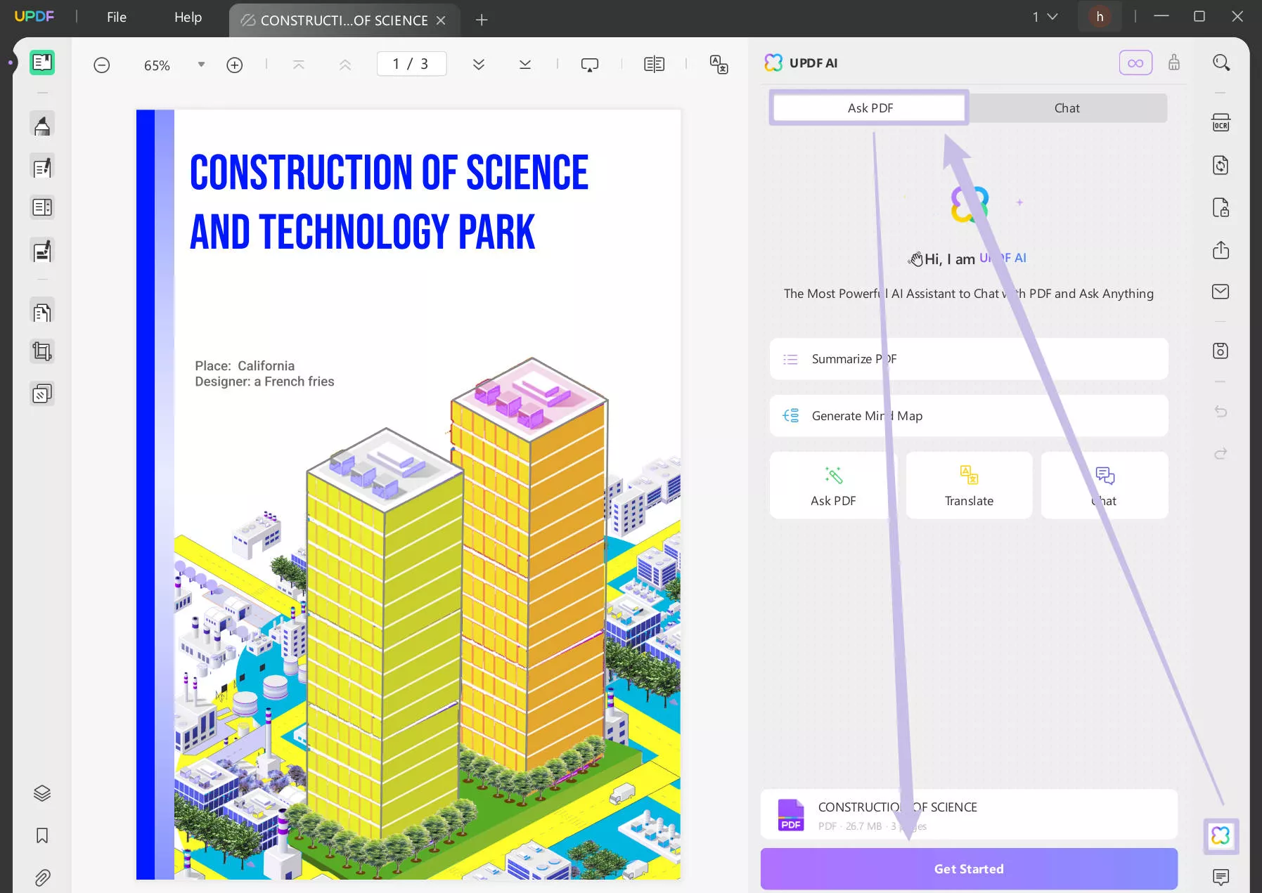 Open PDF with UPDF AI on Windows
