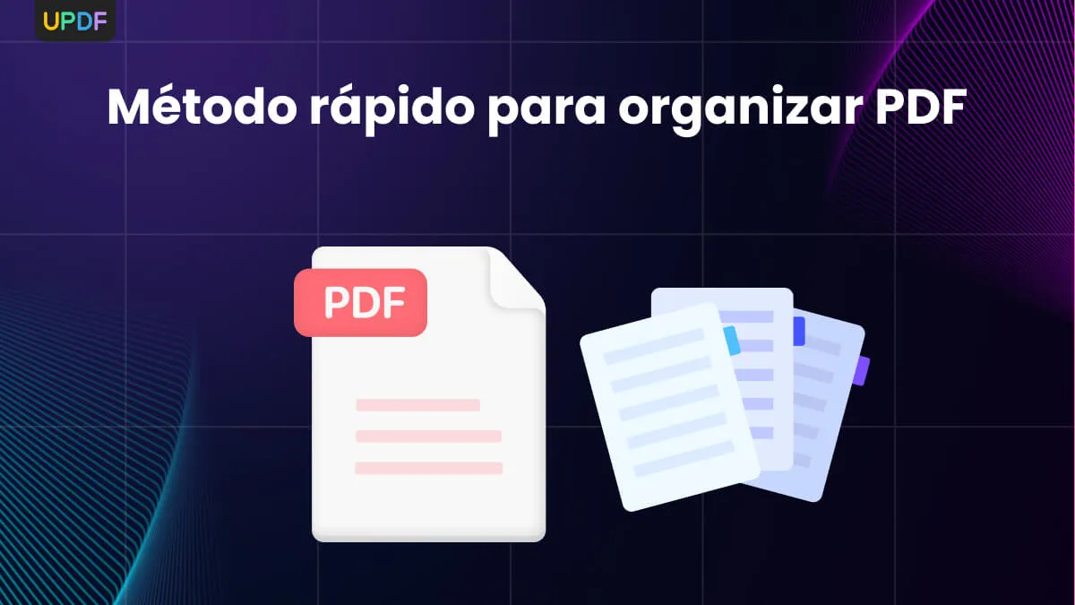 Método rápido para organizar PDF