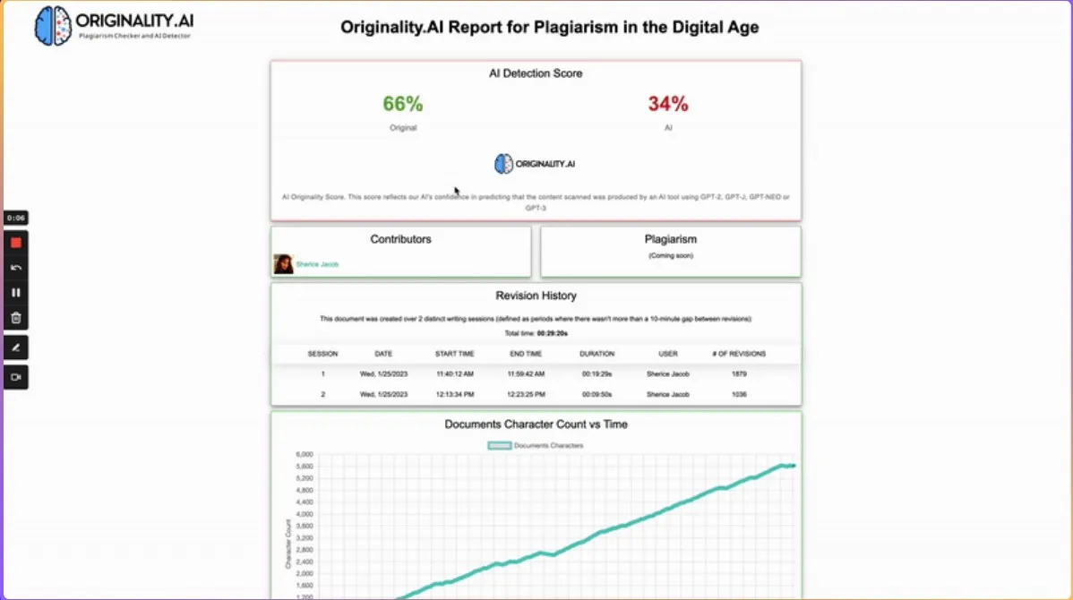 Originality.AI - chat gpt detector