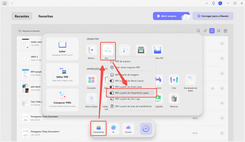 converter ppt para pdf