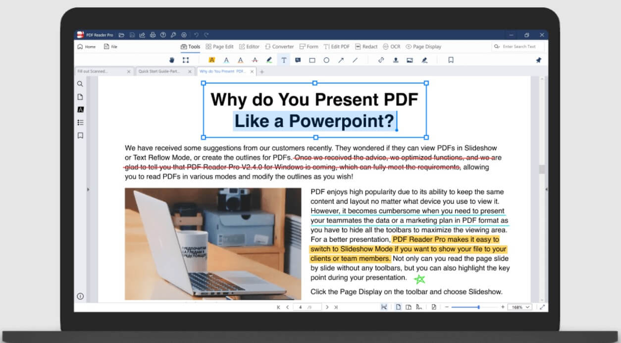 PDF Reader Pro, app d'aperçu pour Windows