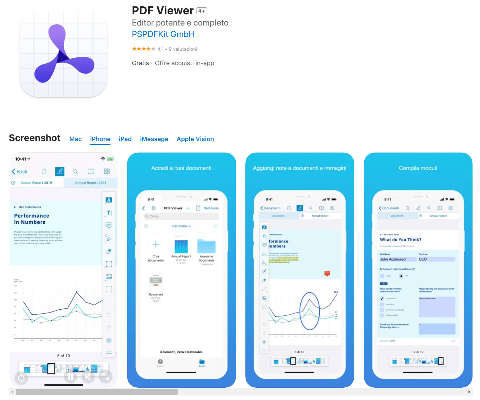 app per firmare PDF: PDF Viewer