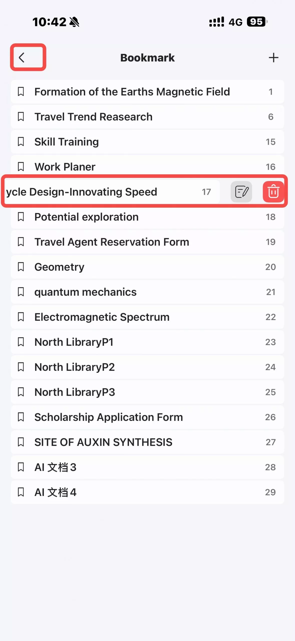 rename bookmark