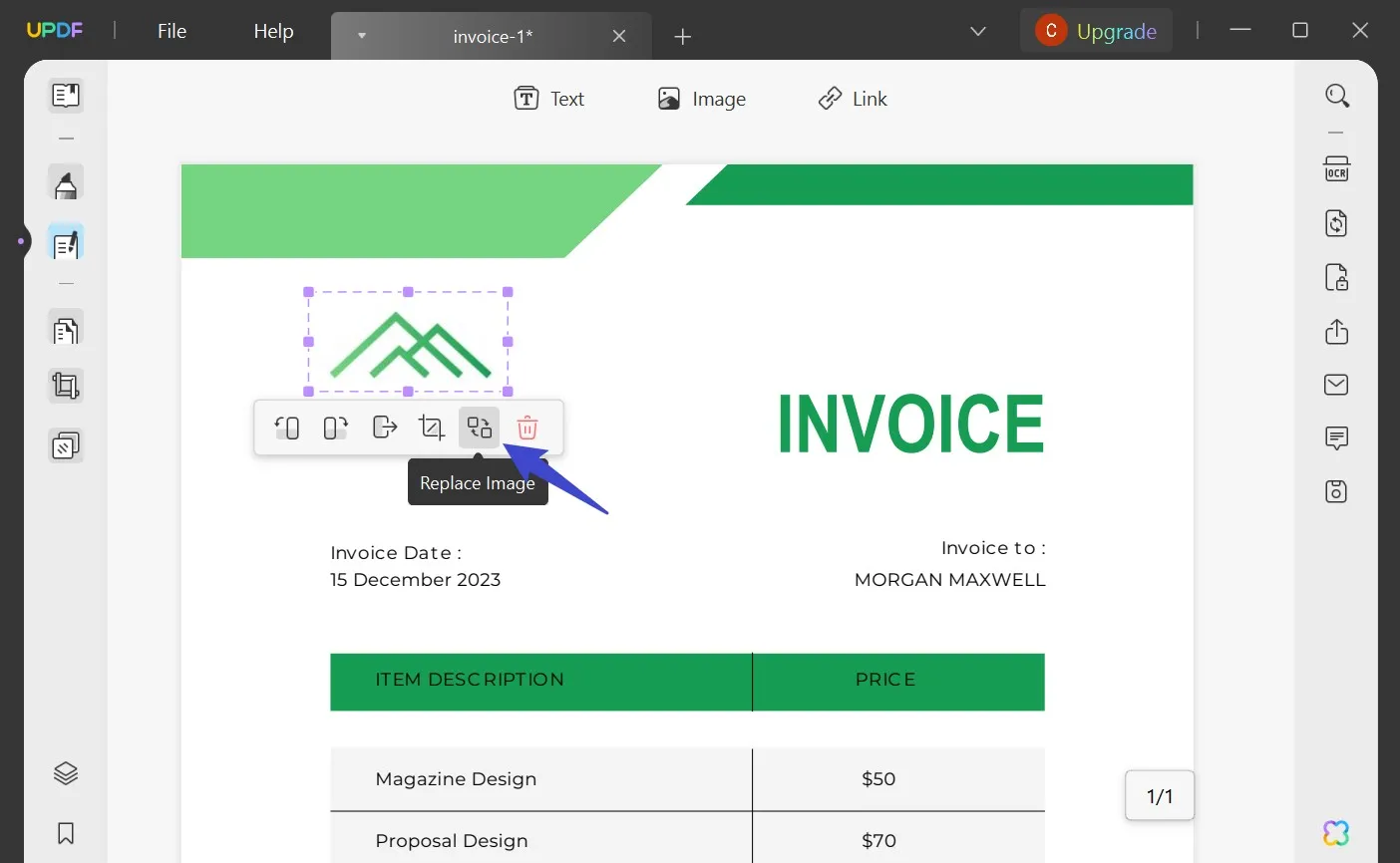 how to edit a receipt edit invoice updf