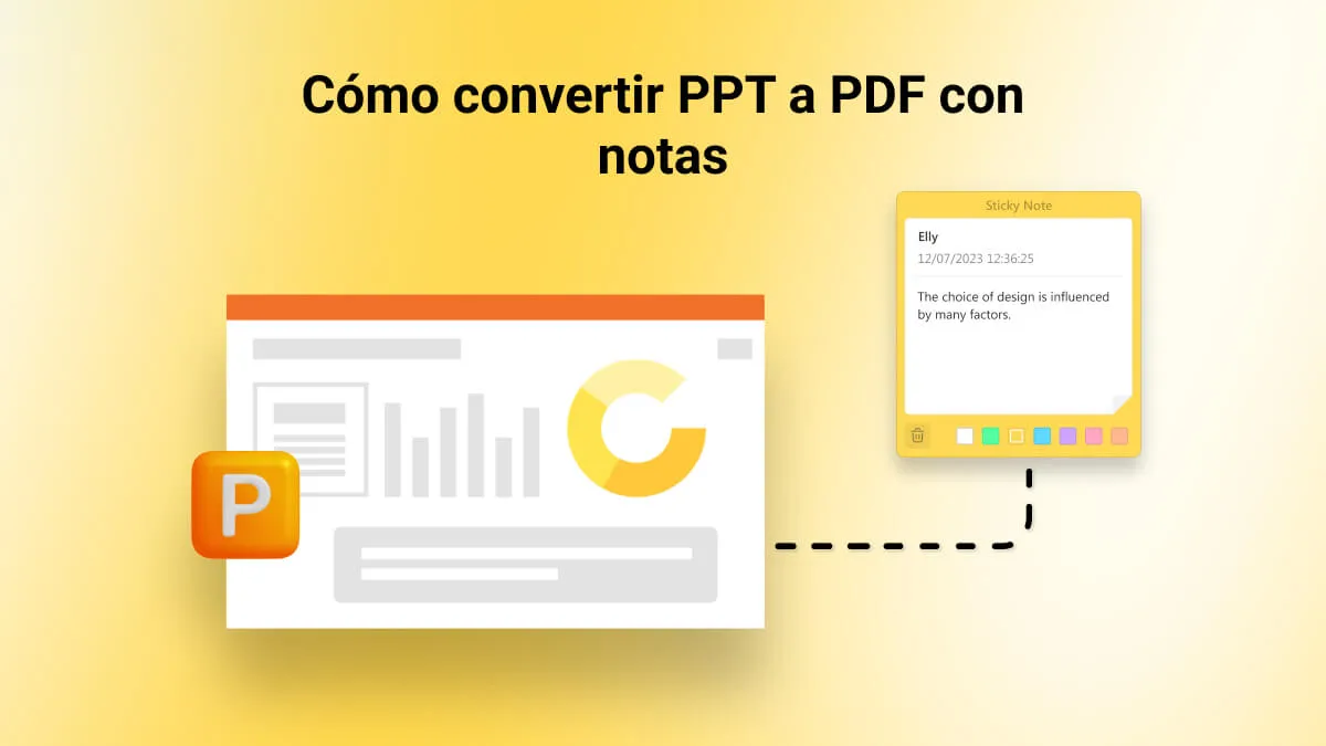 Cómo convertir PPT a PDF con notas